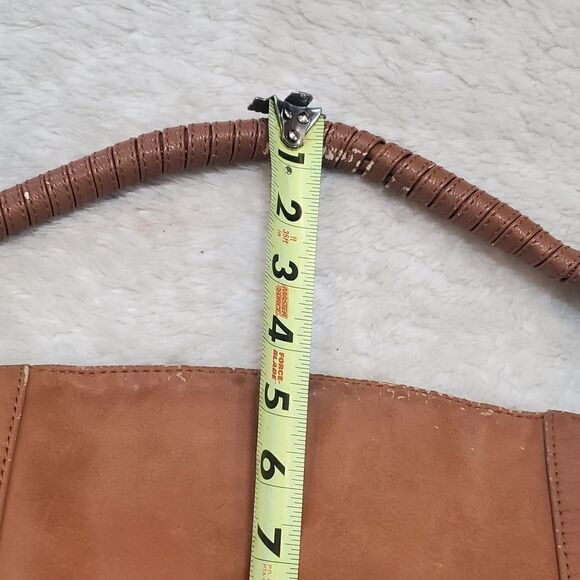 Olivia + Joy Faux Leather Large Shoulder Bag with Tassels, Approx 14" x … - Picture 6 of 13